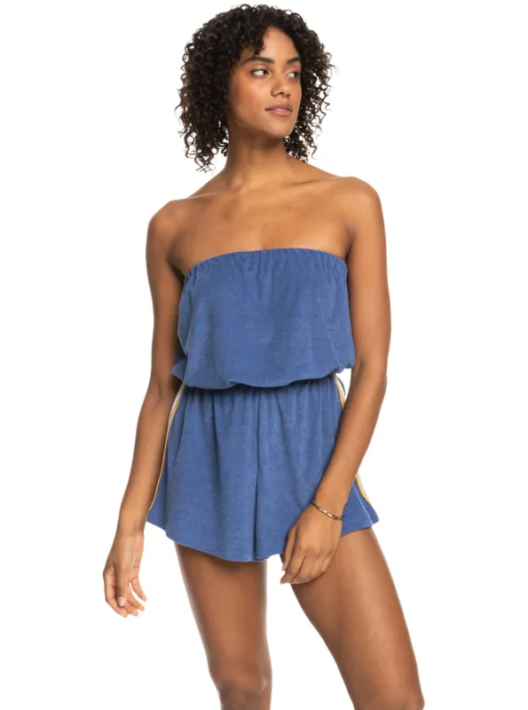 Vintage Special Feeling Beach Cover-Up Romper - Marlin sold by Roxy