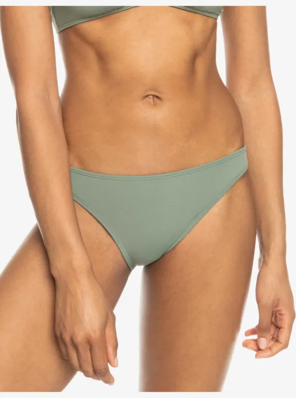 Beach Classics Moderate Bikini Bottom - Agave Green sold by Roxy