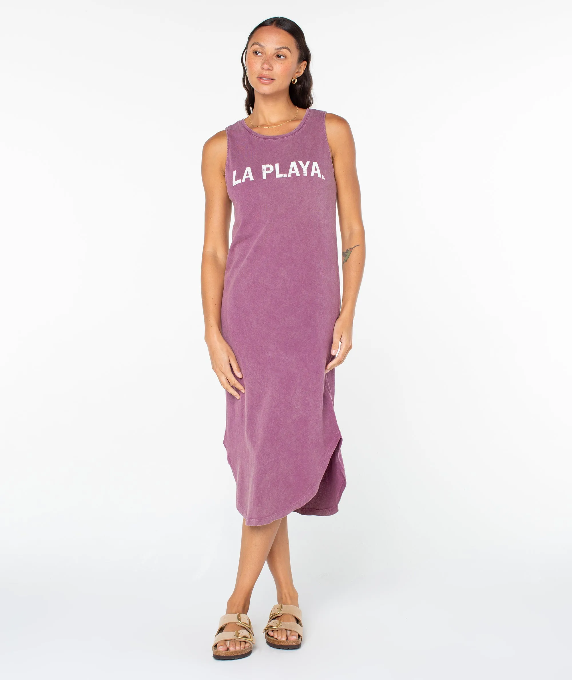 La Playa Wildflower Midi Dress sold by Roxy