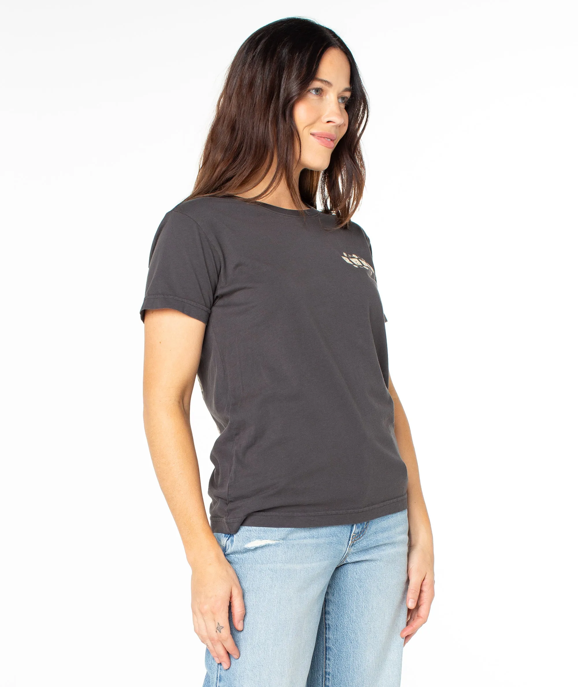 Poly Blocks Boyfriend Tee sold by Roxy product image thumbnail 4