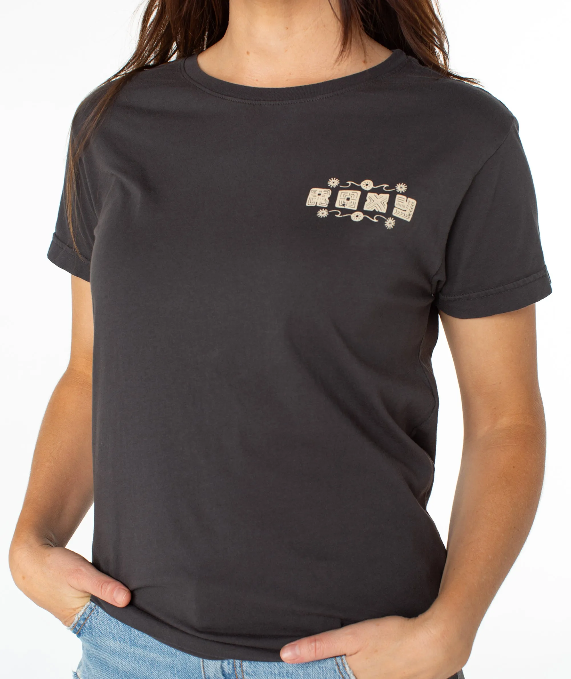 Poly Blocks Boyfriend Tee sold by Roxy product image thumbnail 5