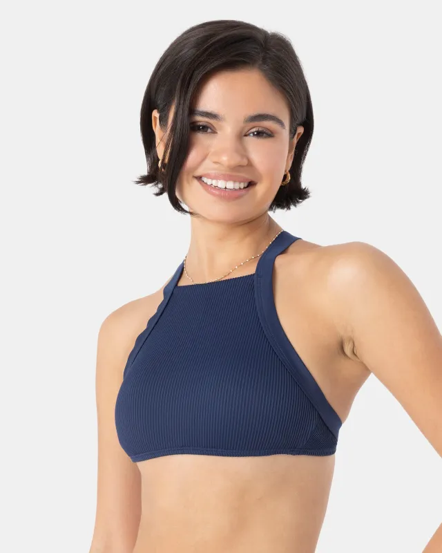 Rib Roxy Love High Neck Bikini Top sold by Roxy