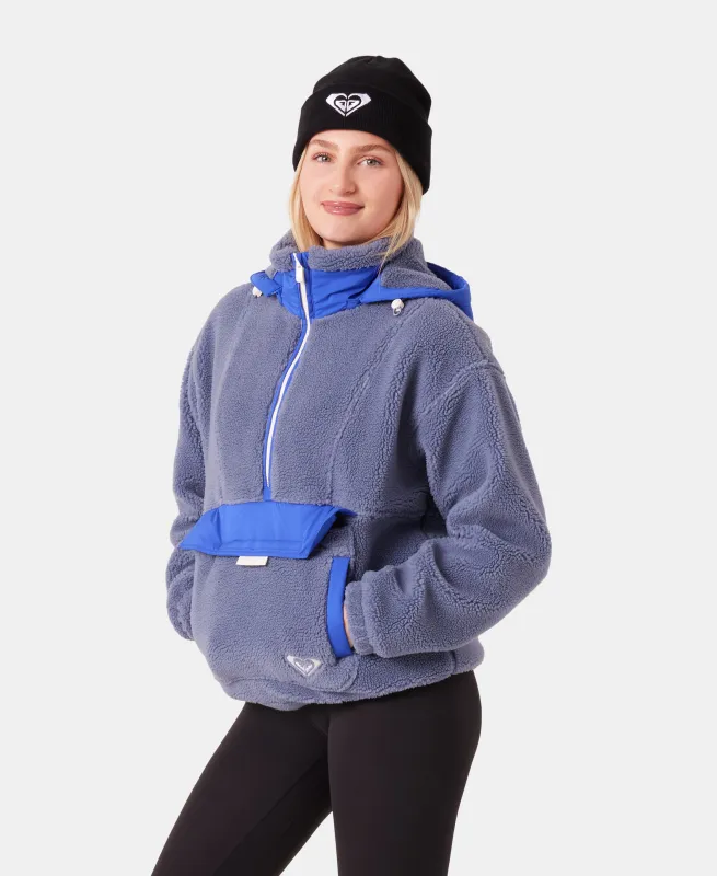 Rita Half Zip Sherpa Anorak sold by Roxy