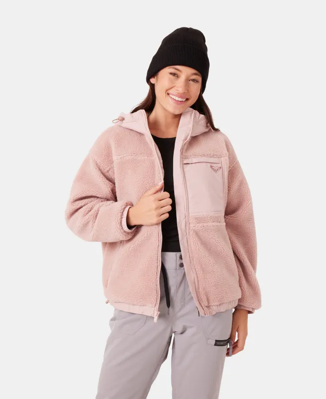 Everest Hooded Sherpa Jacket sold by Roxy