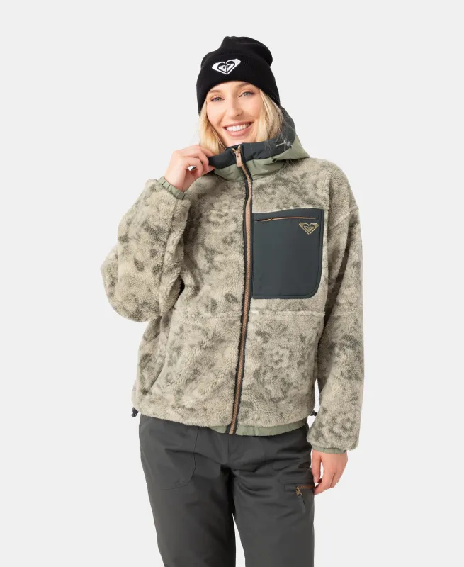 Everest Hooded Sherpa Jacket sold by Roxy