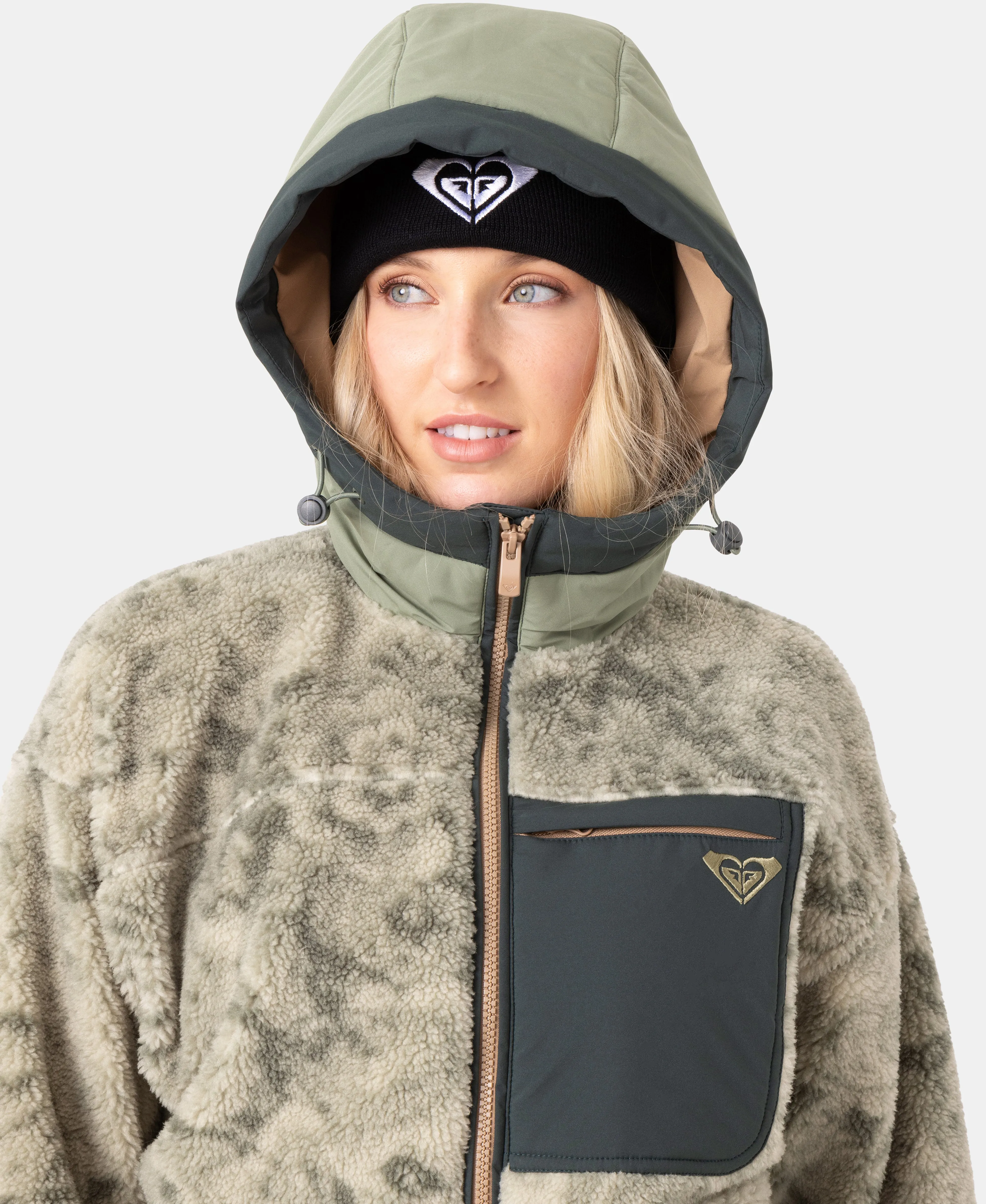 Everest Hooded Sherpa Jacket sold by Roxy product image thumbnail 5