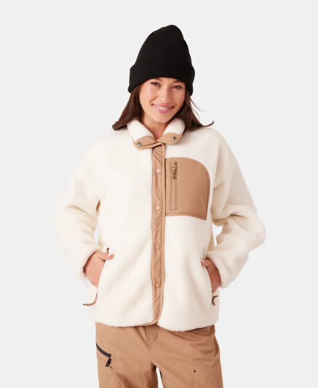 Axel Bonded Sherpa Jacket sold by Roxy