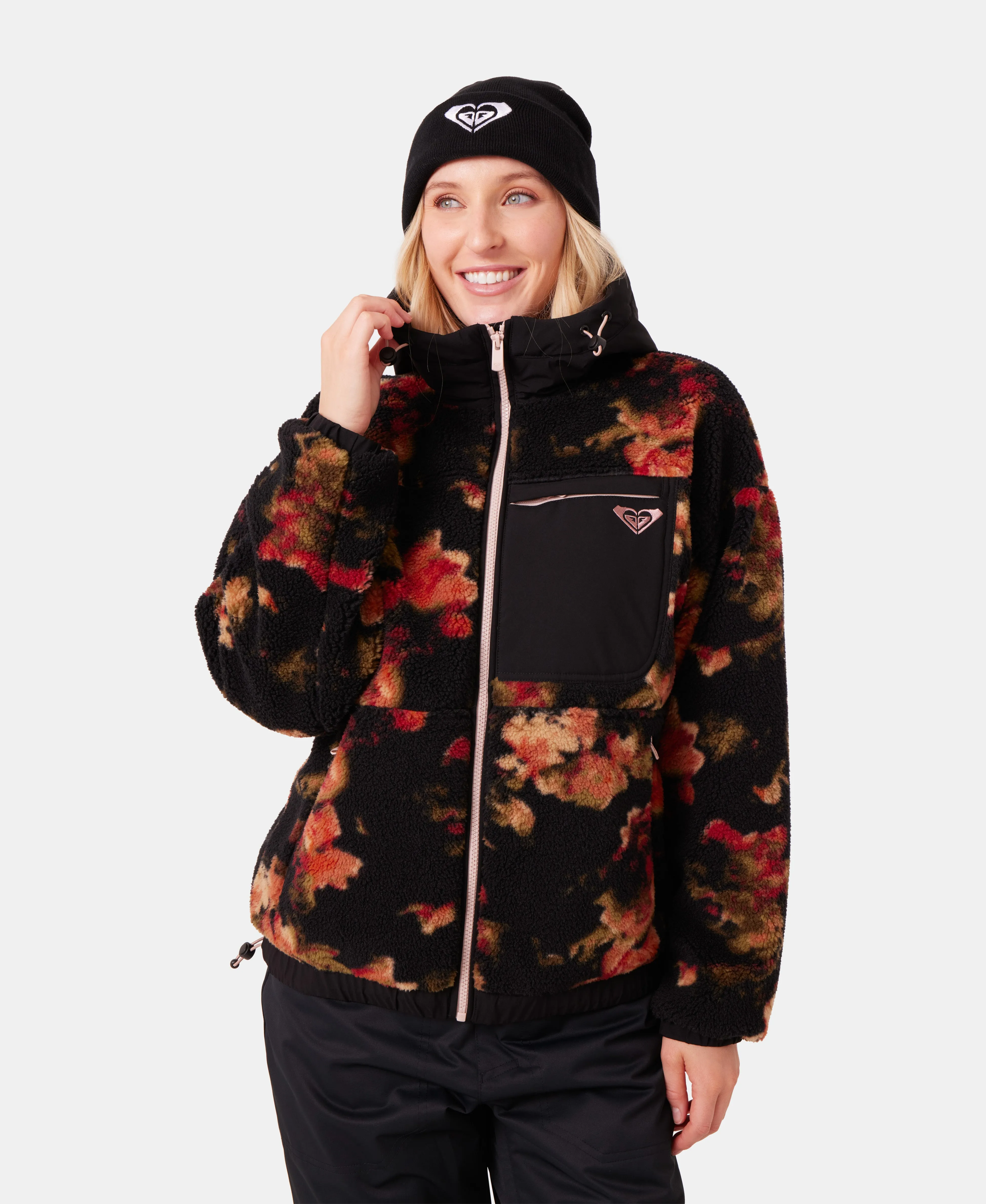 Everest Hooded Sherpa Jacket sold by Roxy product image thumbnail 3