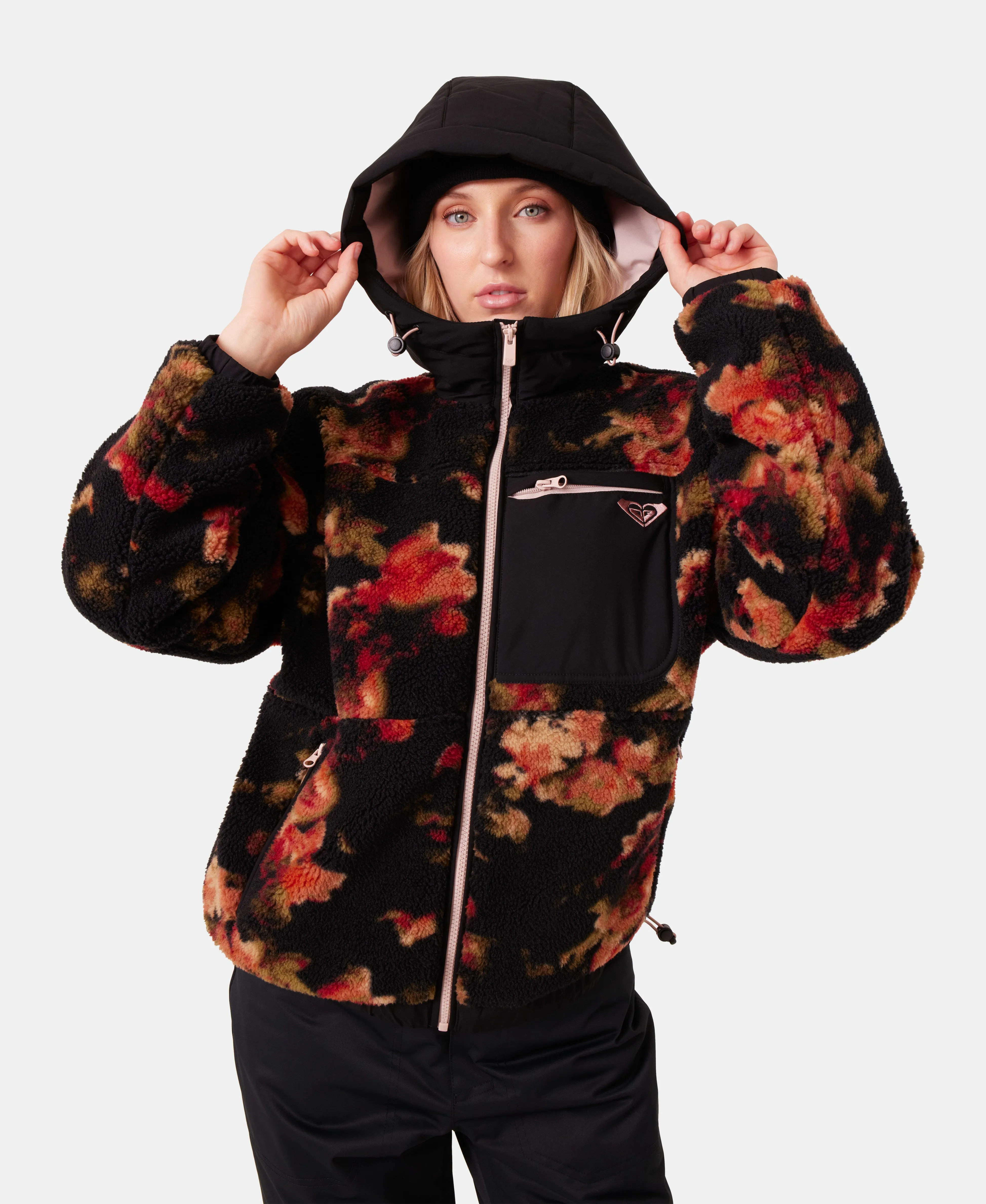 Everest Hooded Sherpa Jacket sold by Roxy product image thumbnail 4
