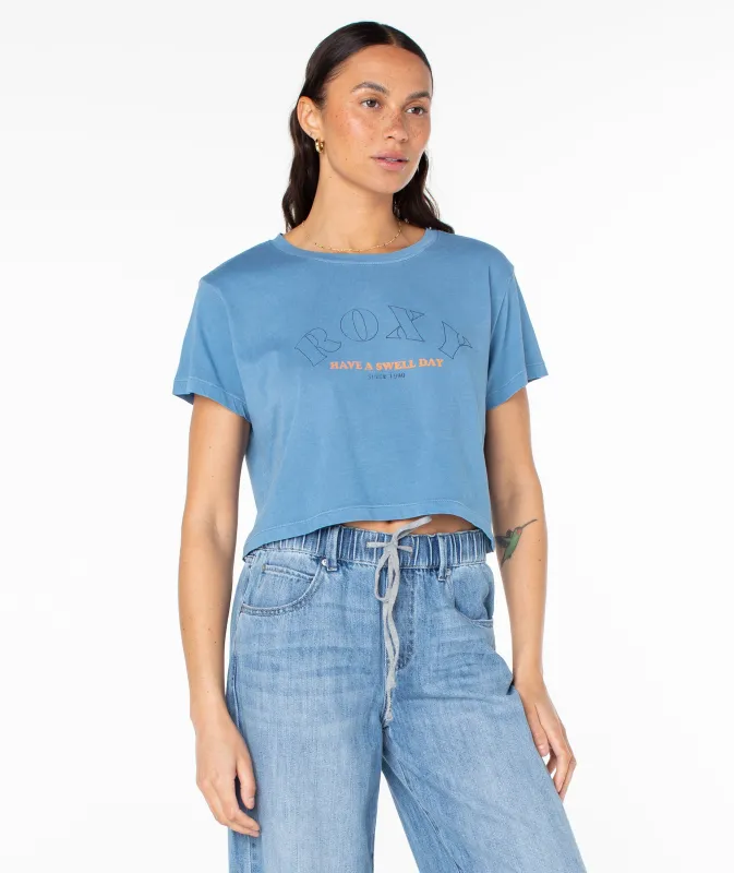 Swell Day Cropped Boxy Tee sold by Roxy