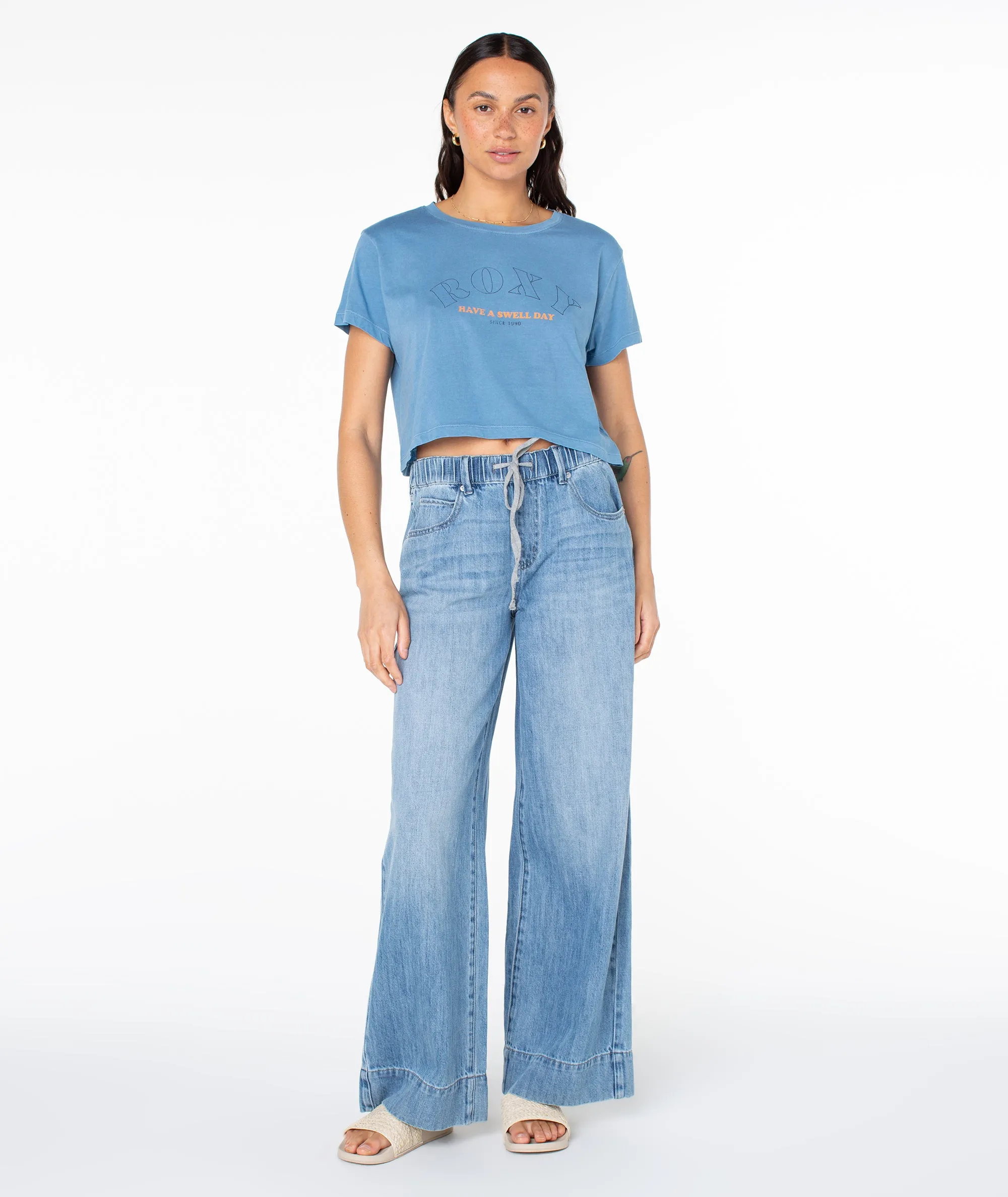 Swell Day Cropped Boxy Tee sold by Roxy product image thumbnail 5