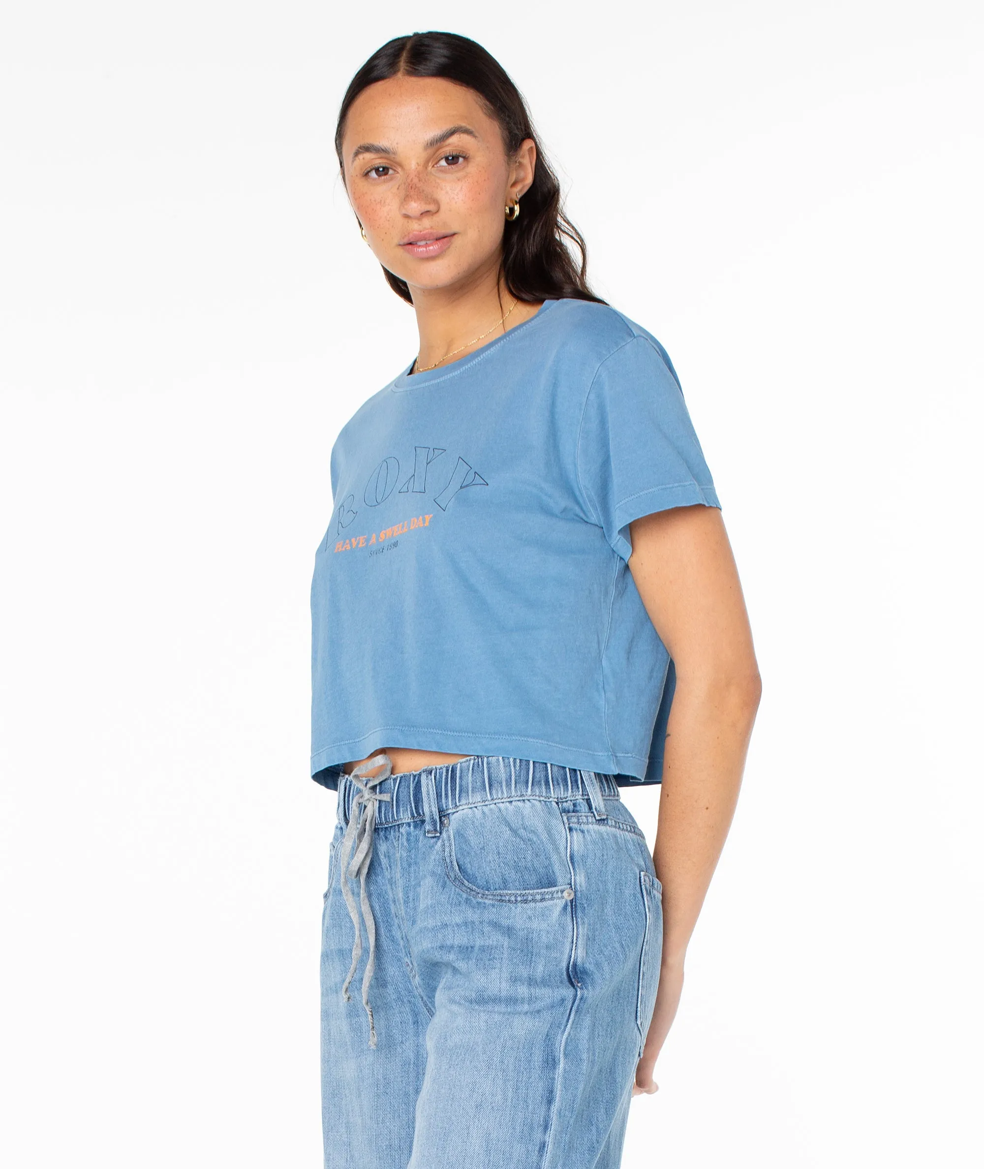 Swell Day Cropped Boxy Tee sold by Roxy product image thumbnail 2