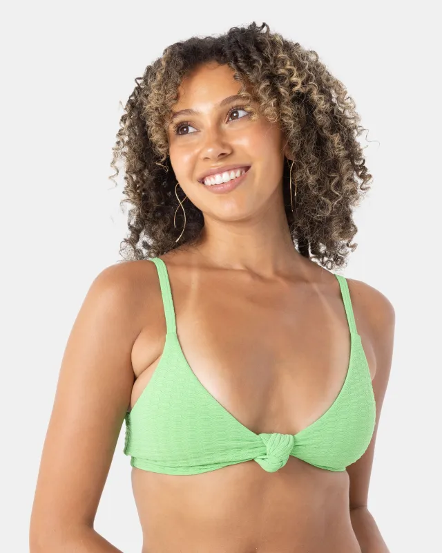 Haleiwa Knot Bralette Bikini Top sold by Roxy