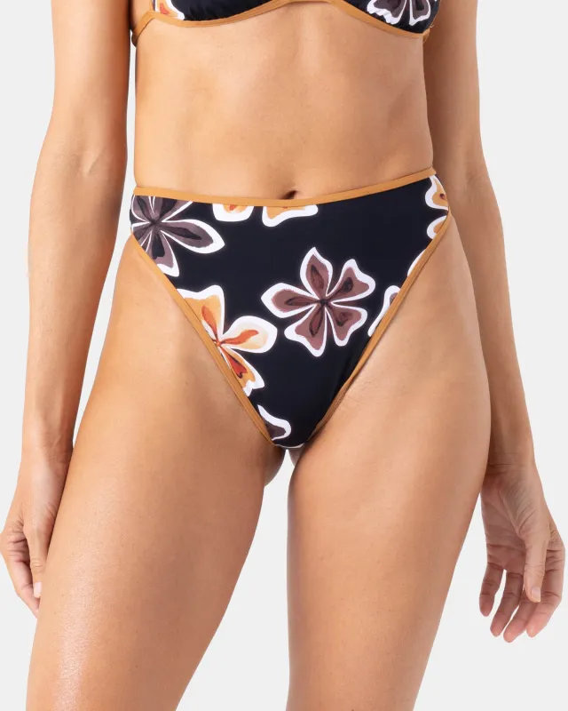 Playa Hermosa Reversible High Waist High Leg Bikini Bottom sold by Roxy