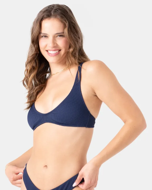Rib Roxy Love Scoop Bralette Bikini Top sold by Roxy