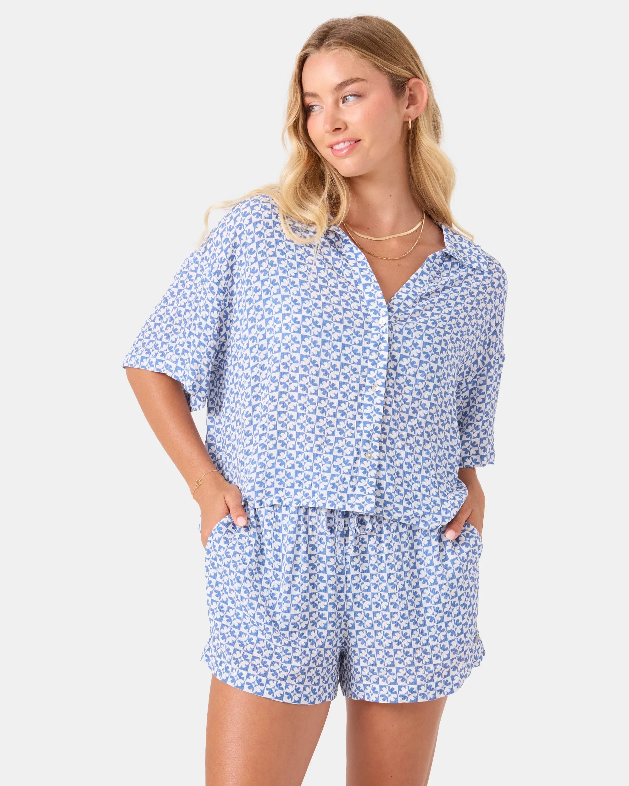 Hazy Dazy Stoke Cover Up Short sold by Roxy product image thumbnail 2