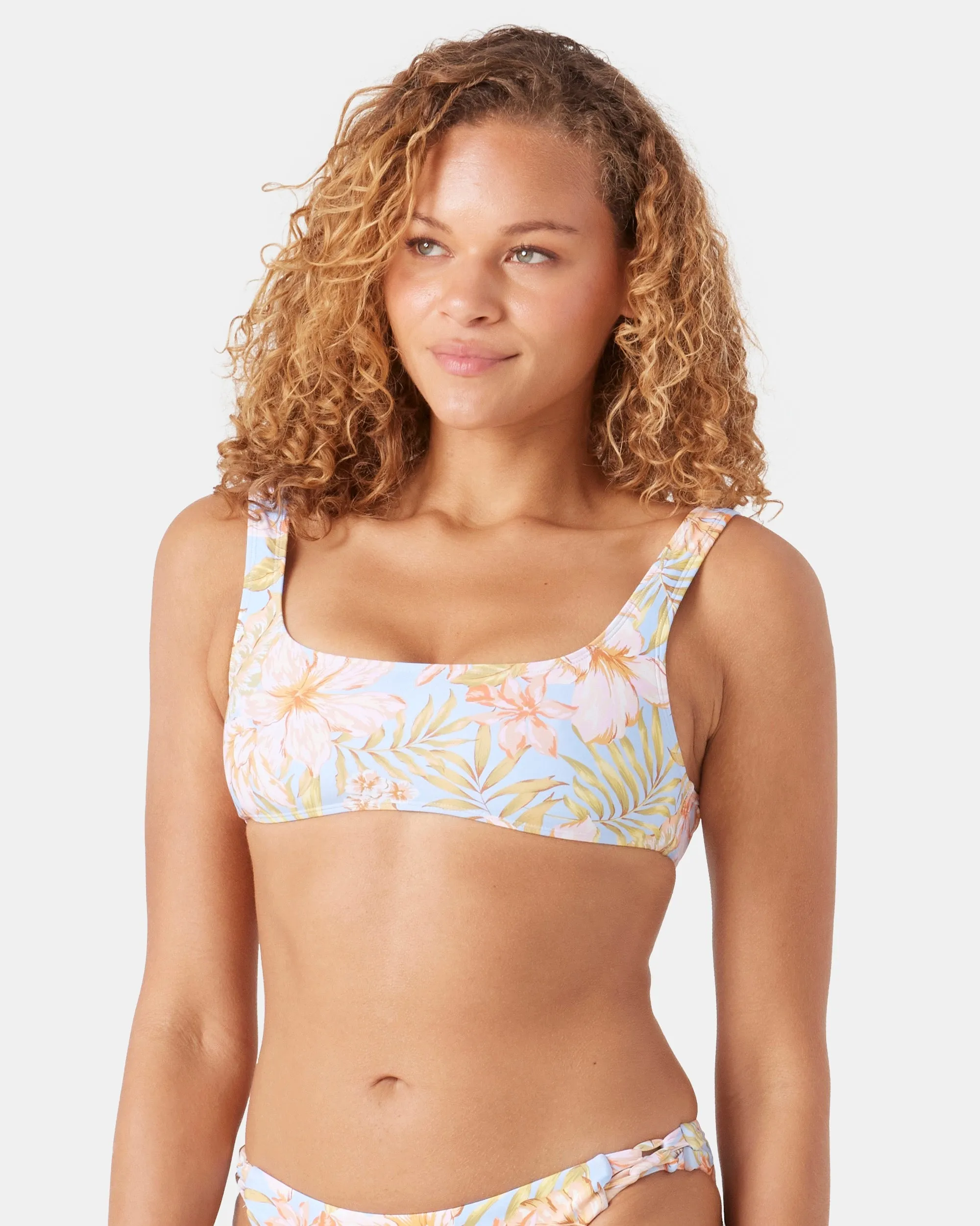 Tropical Square Neck Bralette Bikini Top sold by Roxy product image thumbnail 3