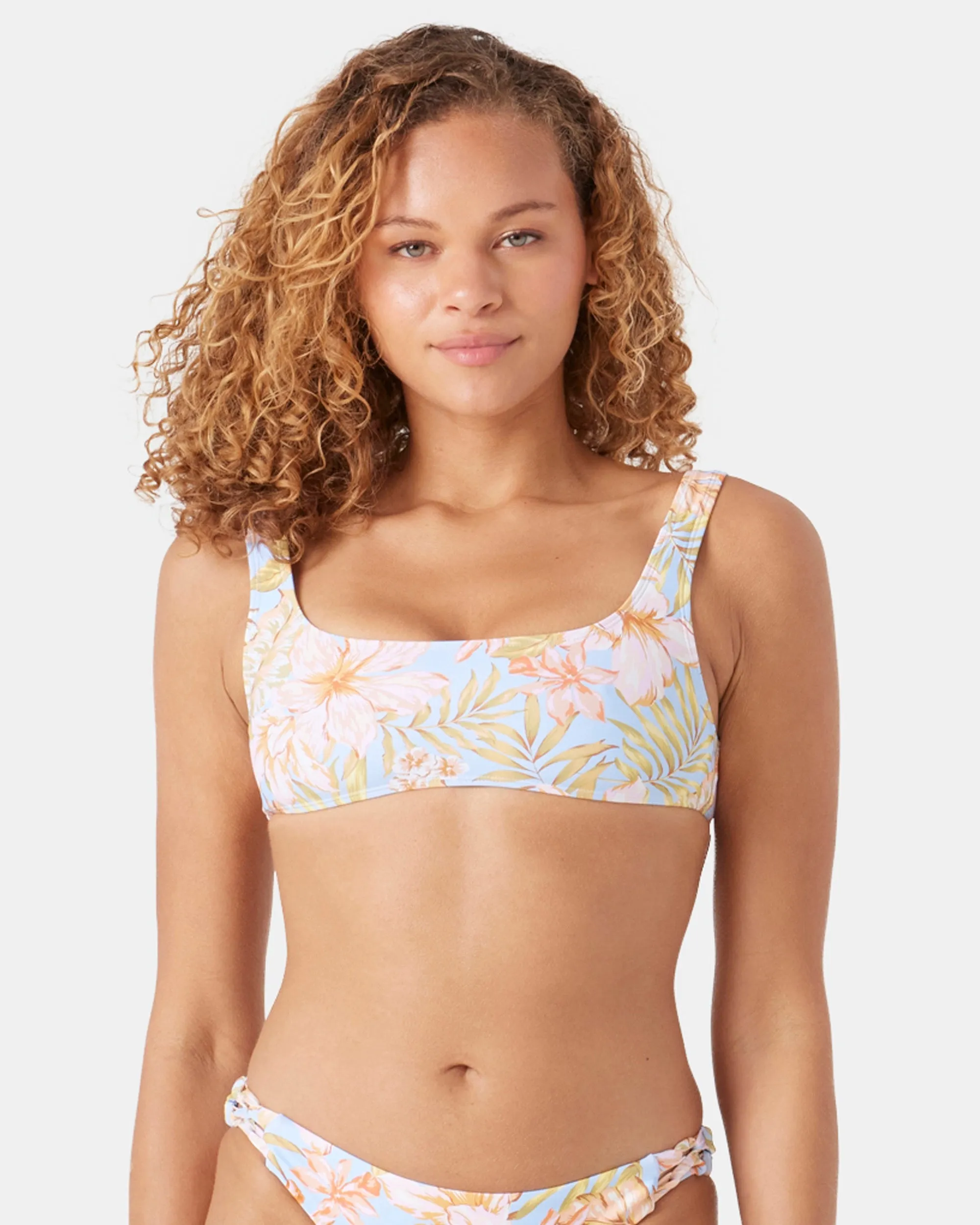 Tropical Square Neck Bralette Bikini Top sold by Roxy product image thumbnail 4