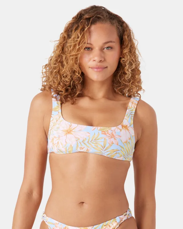 Tropical Square Neck Bralette Bikini Top sold by Roxy