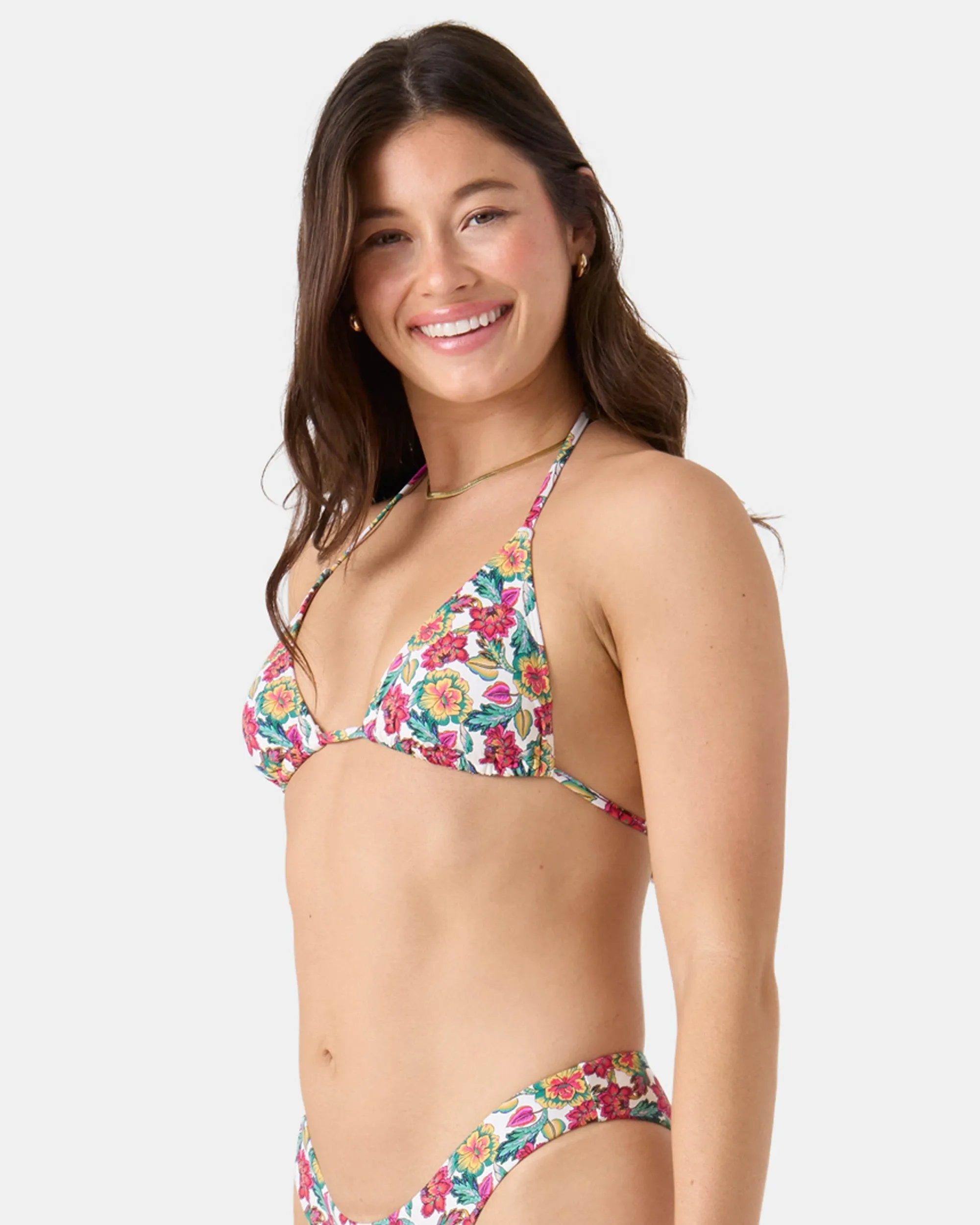 Beach Blossom Mini Tiki Triangle Bikini Top sold by Roxy product image thumbnail 3