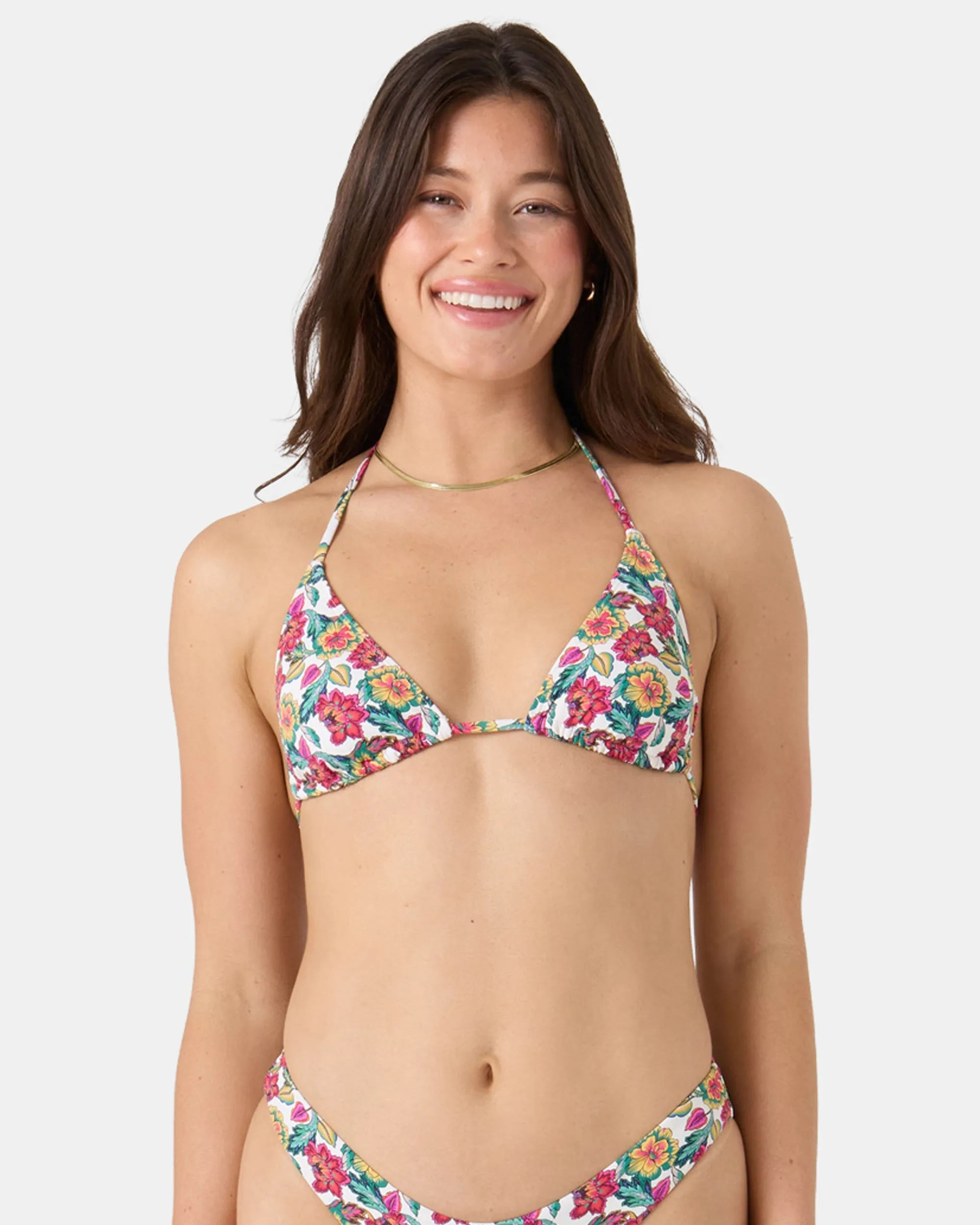 Beach Blossom Mini Tiki Triangle Bikini Top sold by Roxy product image thumbnail 4