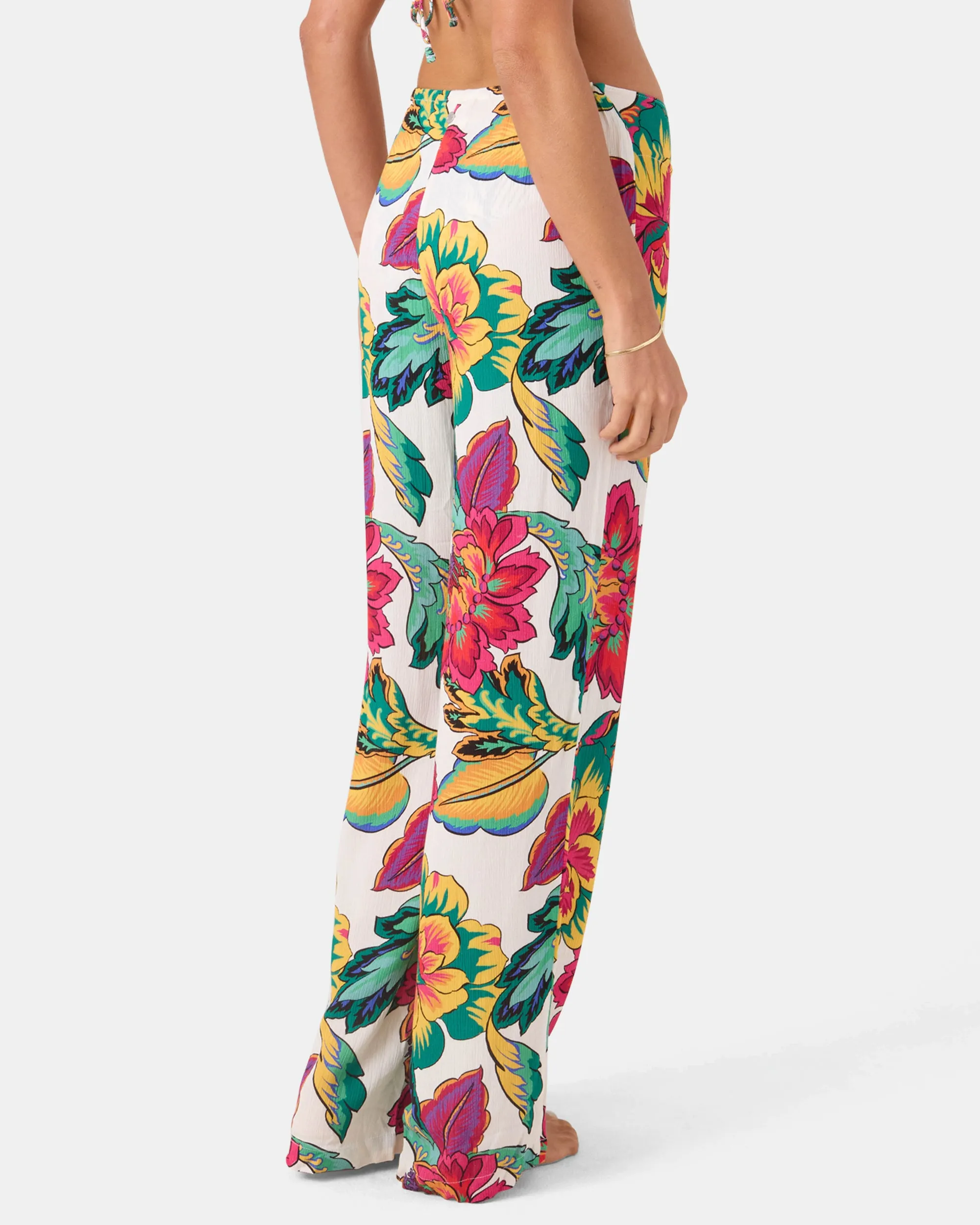 Beach Blossom Tie Front Cover Up Pant sold by Roxy product image thumbnail 4