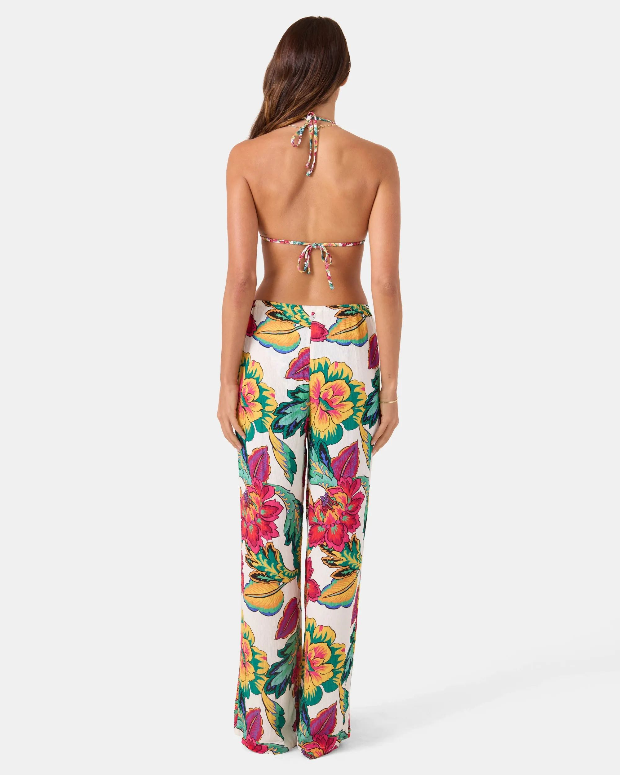 Beach Blossom Tie Front Cover Up Pant sold by Roxy product image thumbnail 5