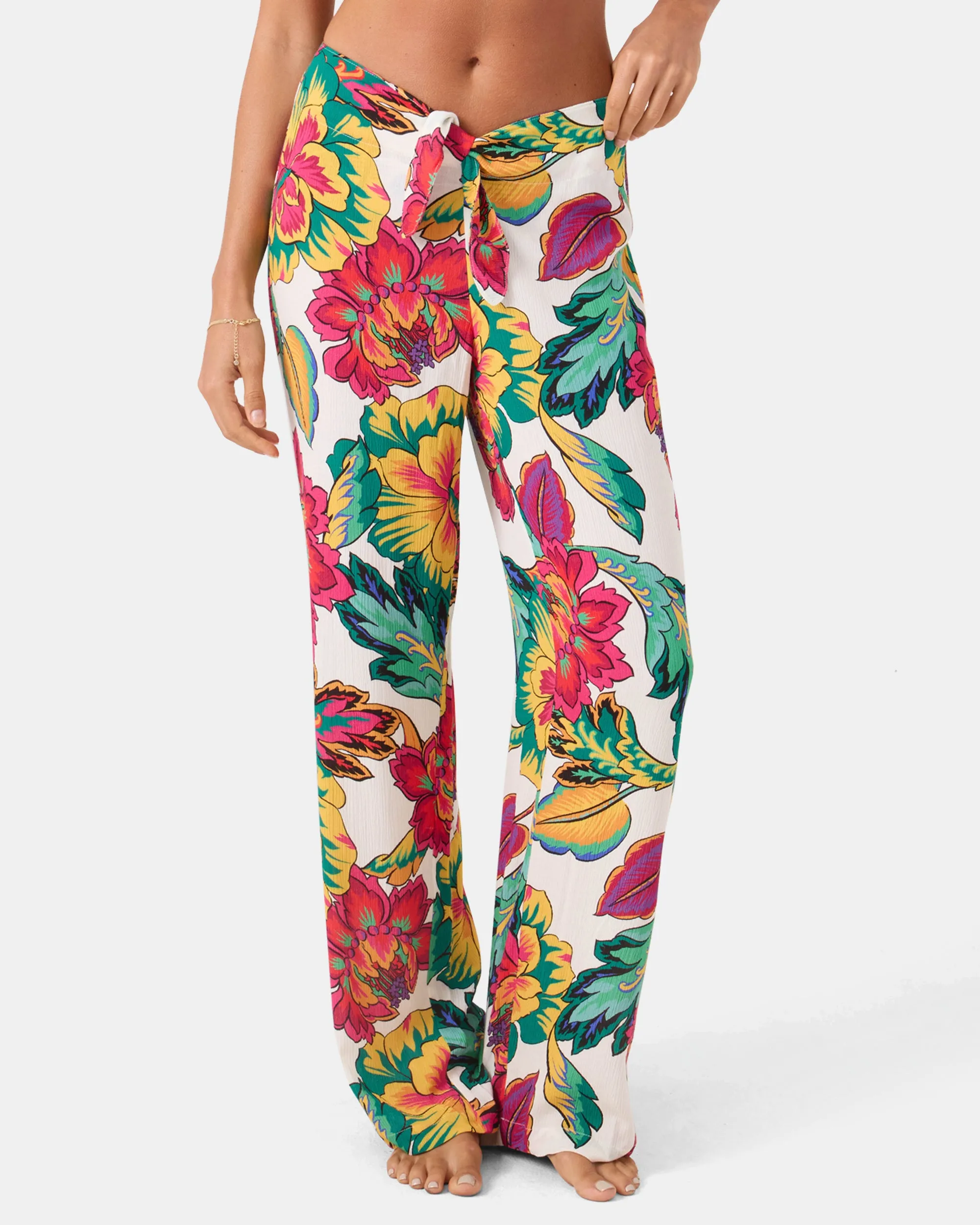 Beach Blossom Tie Front Cover Up Pant sold by Roxy product image thumbnail 2