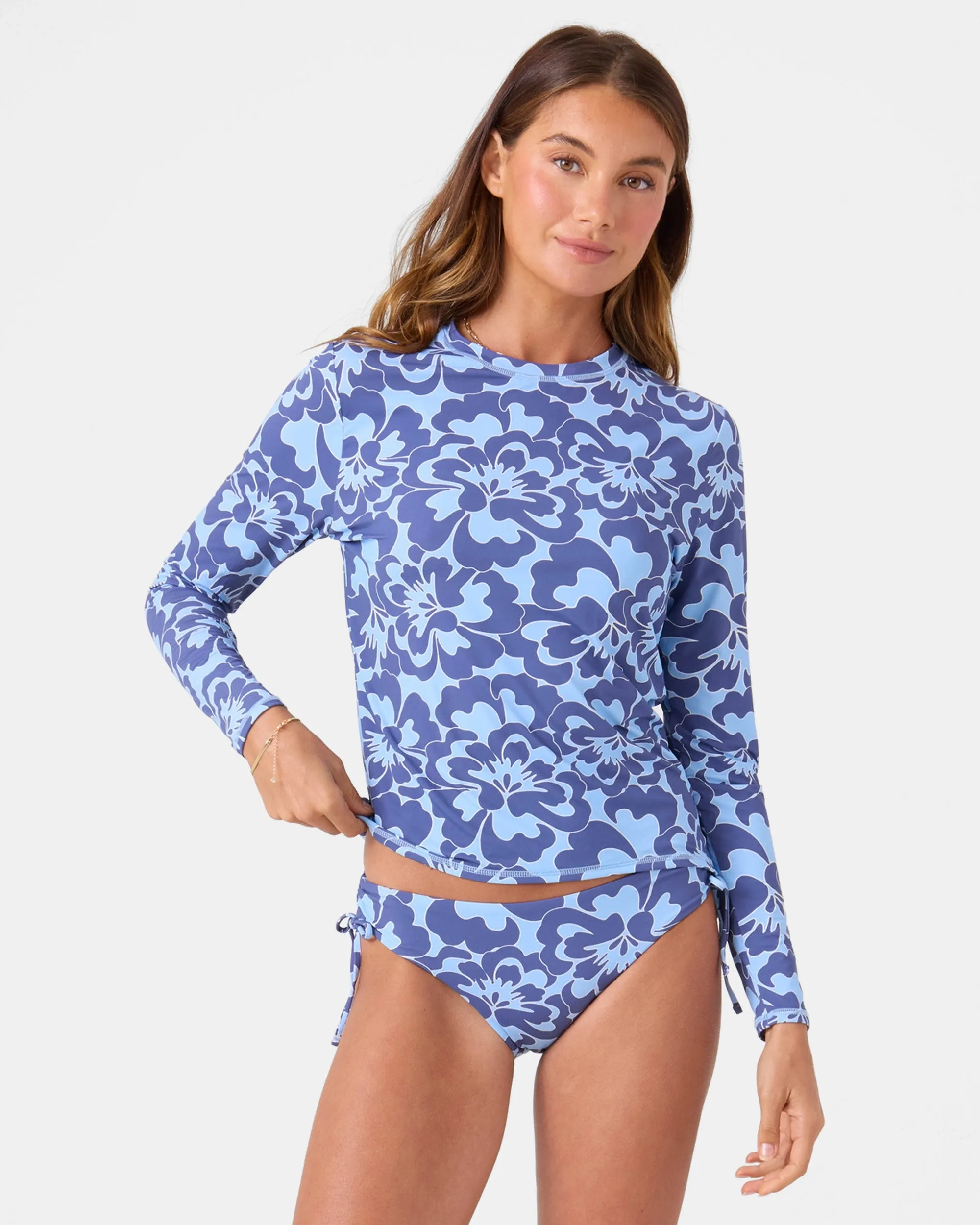 Tropic Drift Sea Skippin Long Sleeve Rashguard sold by Roxy