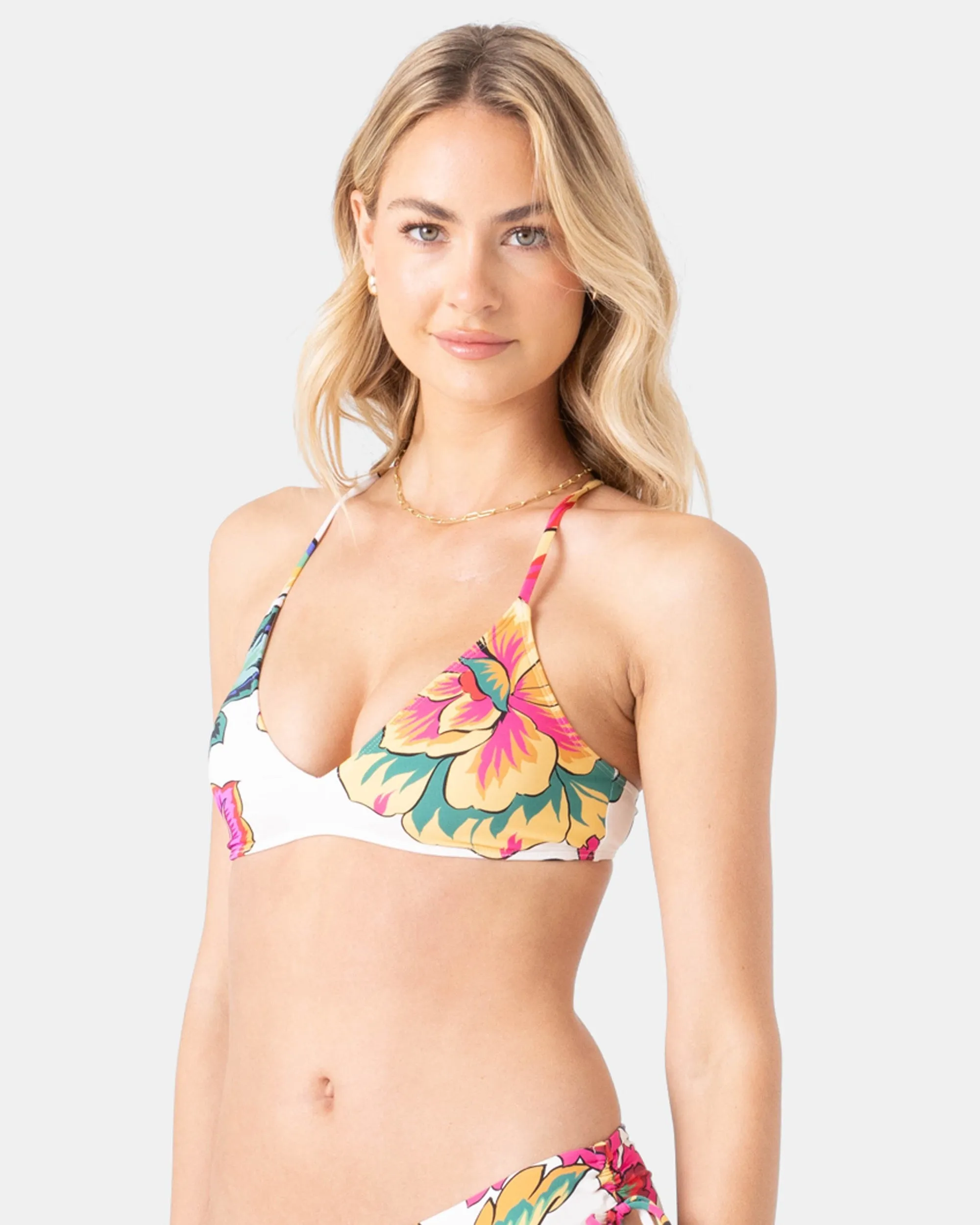 Beach Blossom Athletic Triangle Bikini Top sold by Roxy product image thumbnail 4
