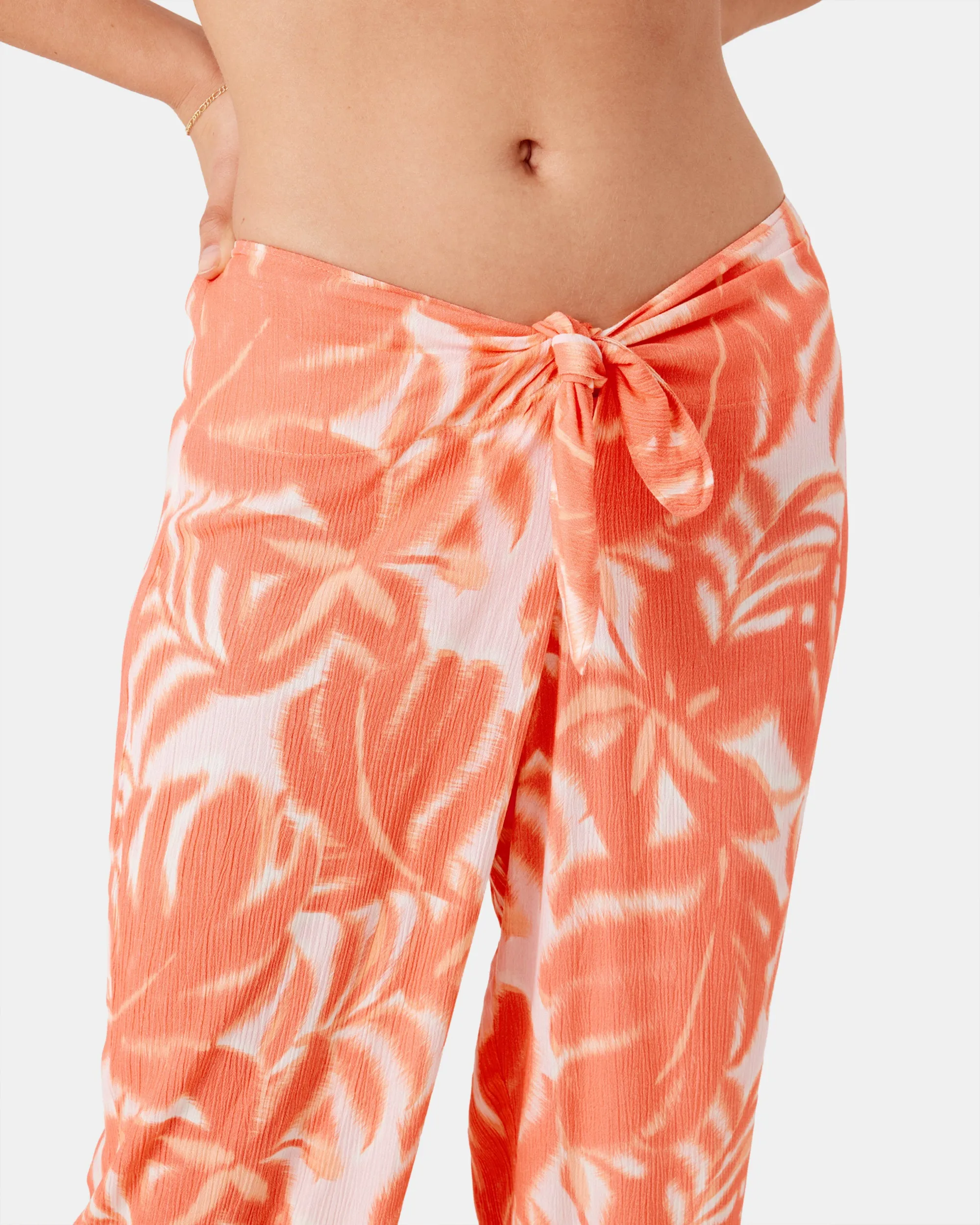 Palm Haze Tie Front Cover Up Pant sold by Roxy product image thumbnail 3
