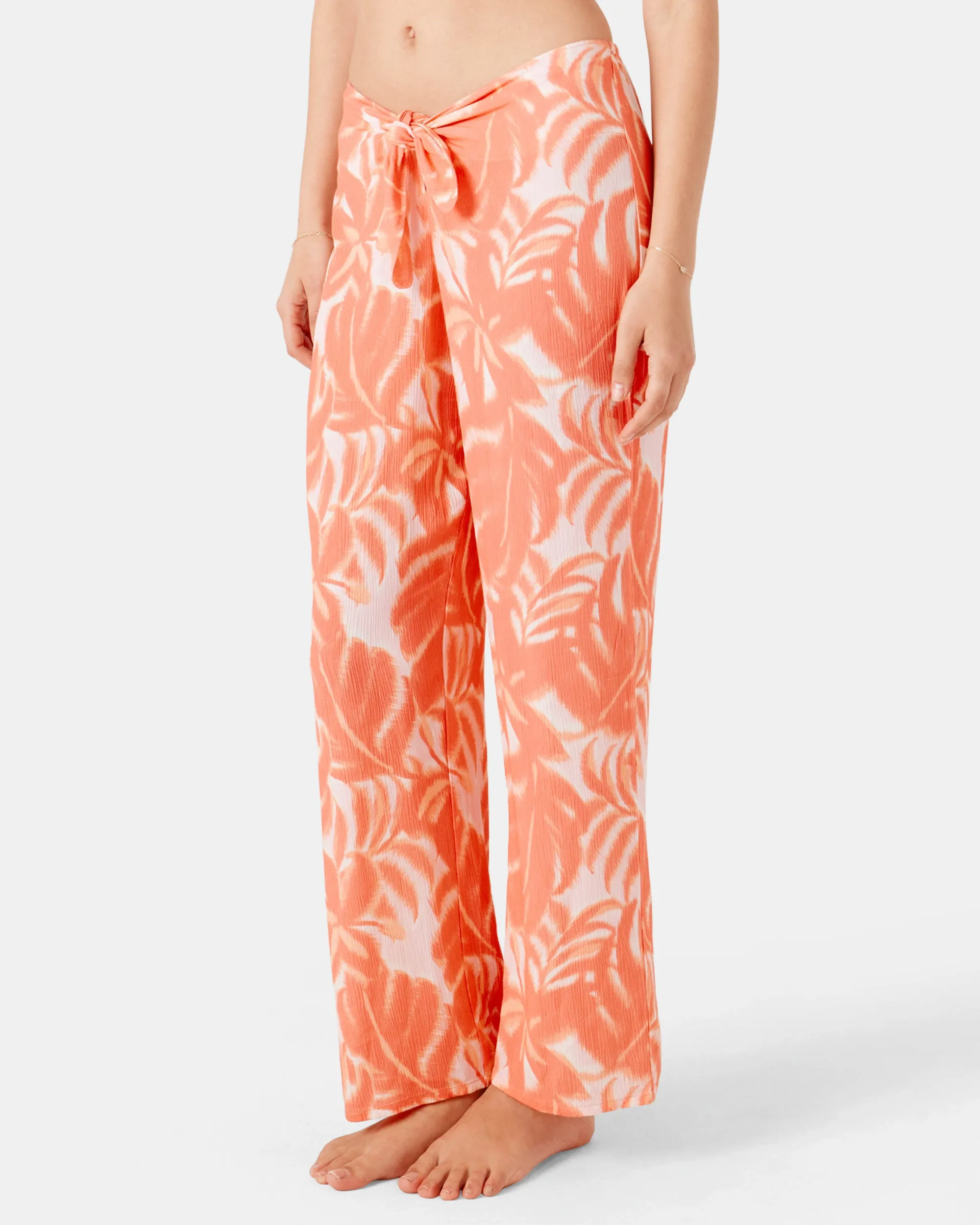 Palm Haze Tie Front Cover Up Pant sold by Roxy product image thumbnail 5