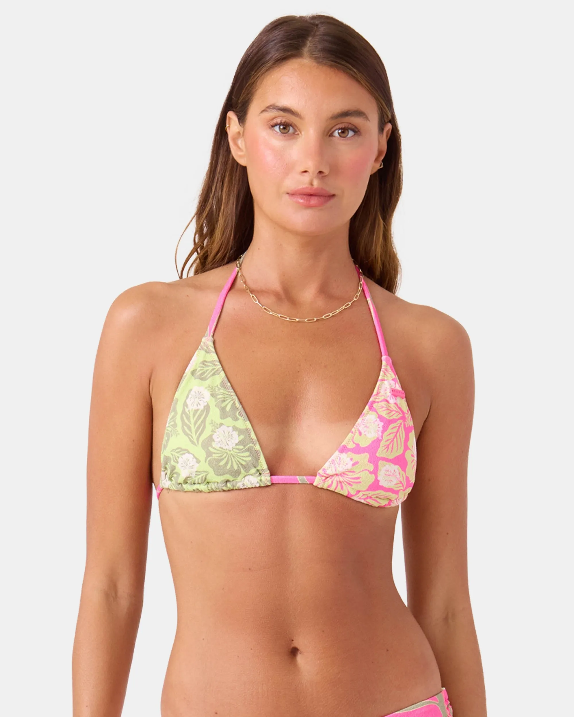 Stay Wild Tiki Triangle Bikini Top sold by Roxy product image thumbnail 5