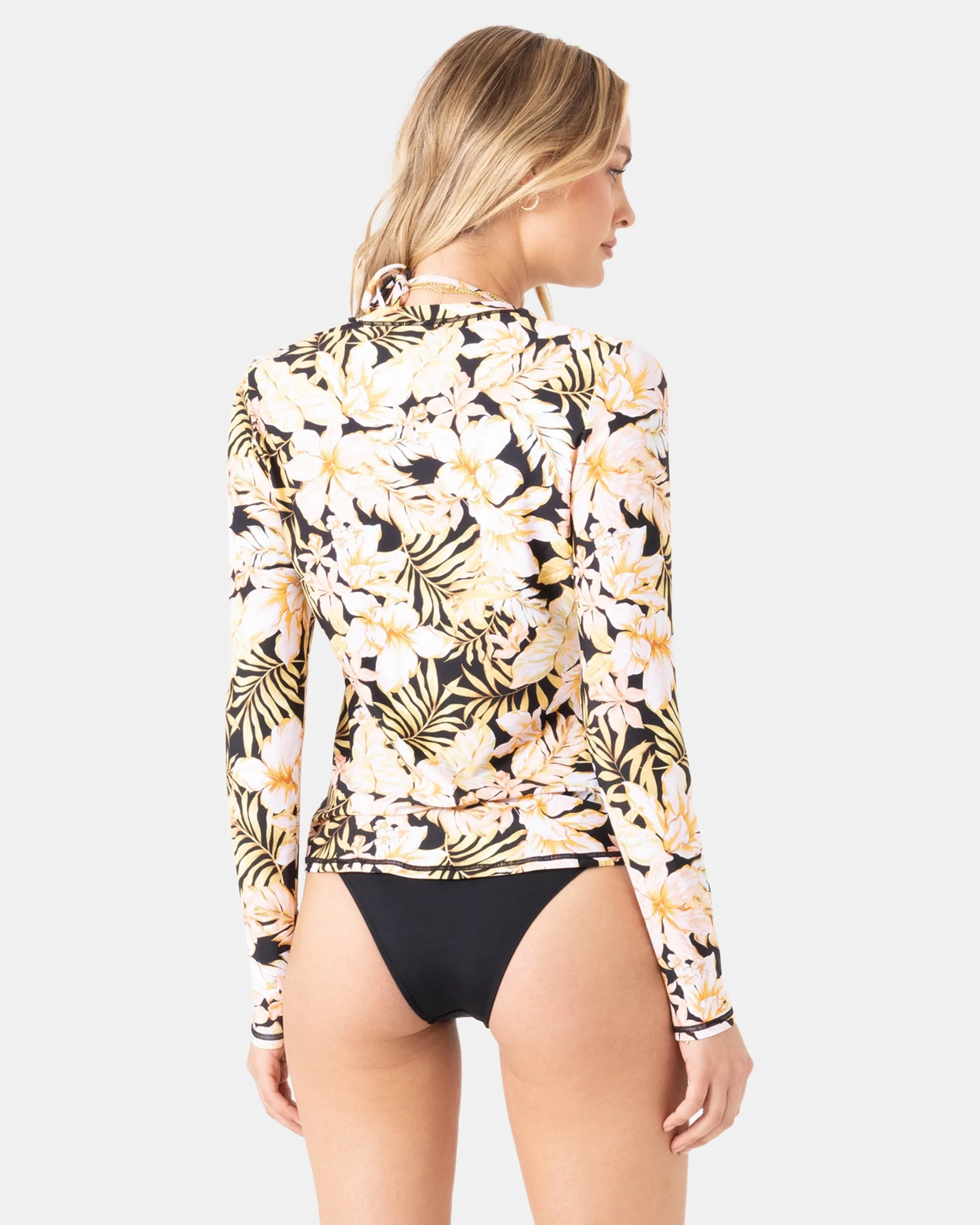 Tropical Sea Skippin Long Sleeve Rashguard sold by Roxy product image thumbnail 3