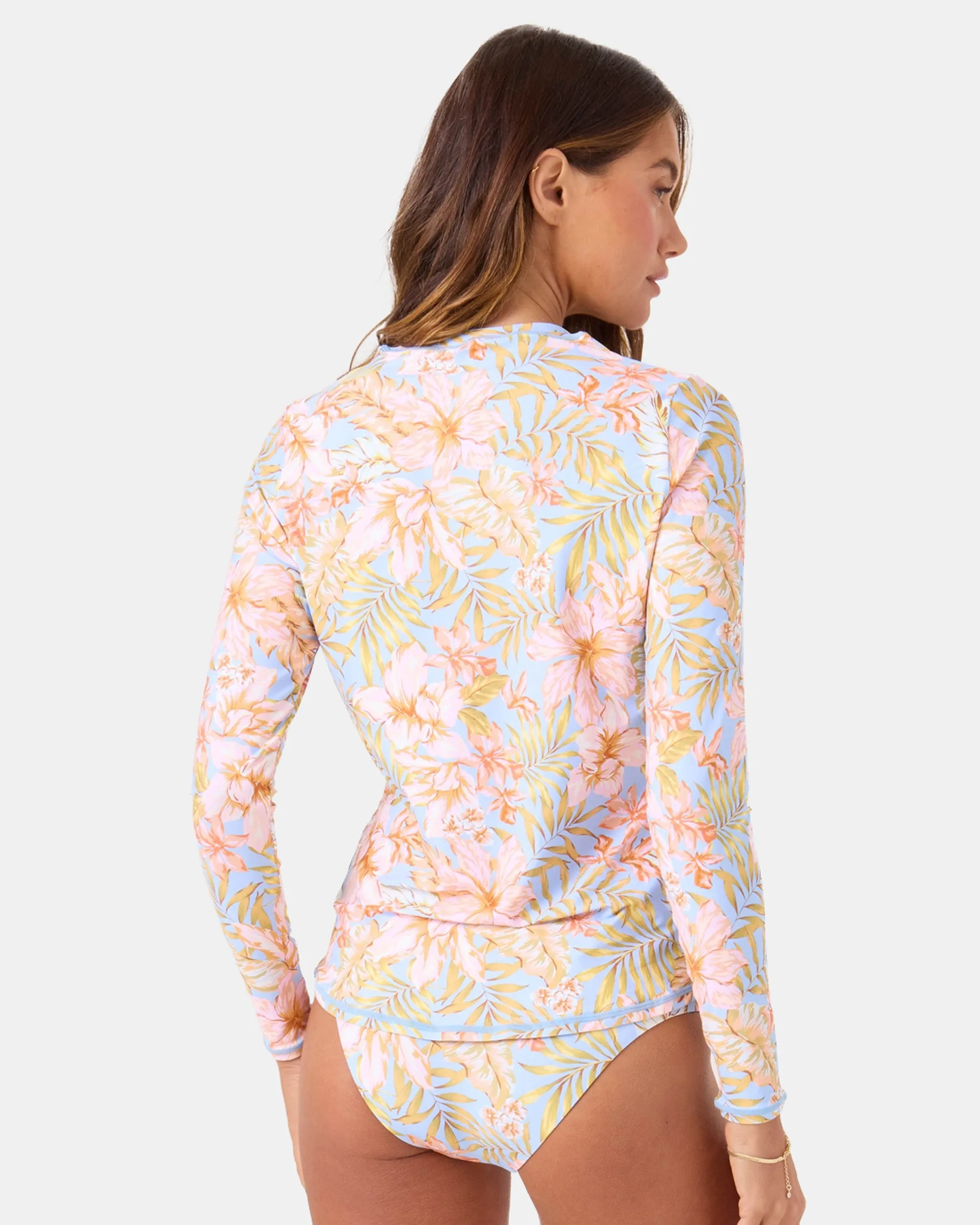 Tropical Sea Skippin Long Sleeve Rashguard sold by Roxy product image thumbnail 2