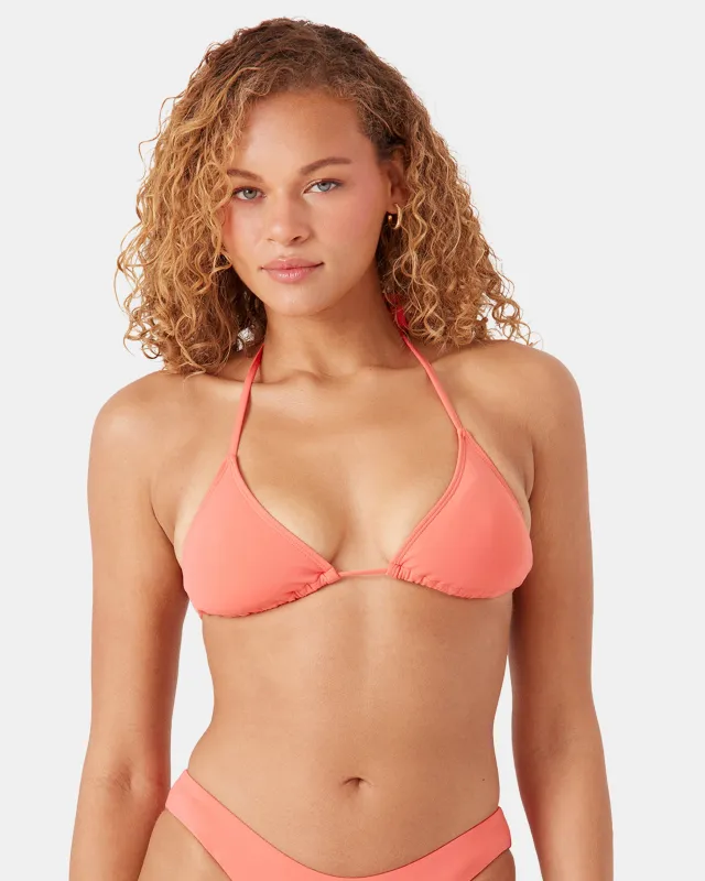 SD Beach Classics Moderate Tiki Triangle Bikini Top sold by Roxy