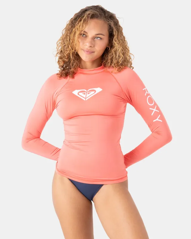 Whole Hearted Long Sleeve Rashguard sold by Roxy