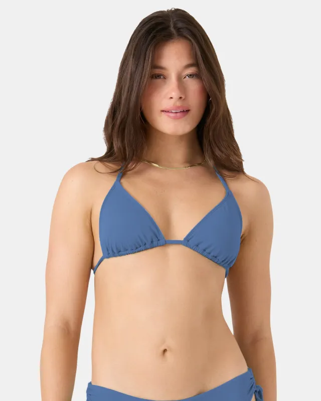 SD Beach Classics Moderate Tiki Triangle Bikini Top sold by Roxy