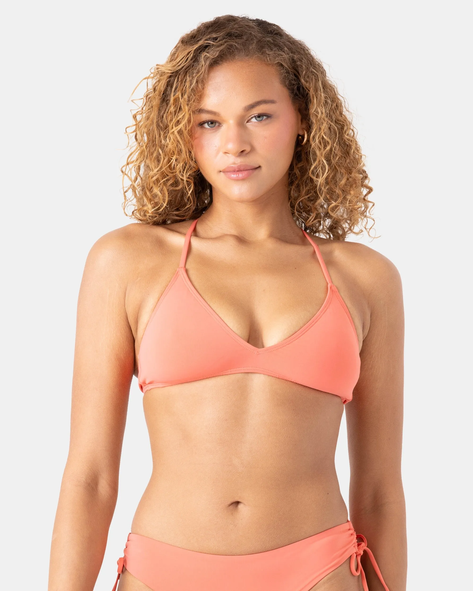 SD Beach Classics Athletic Triangle Bikini Top sold by Roxy