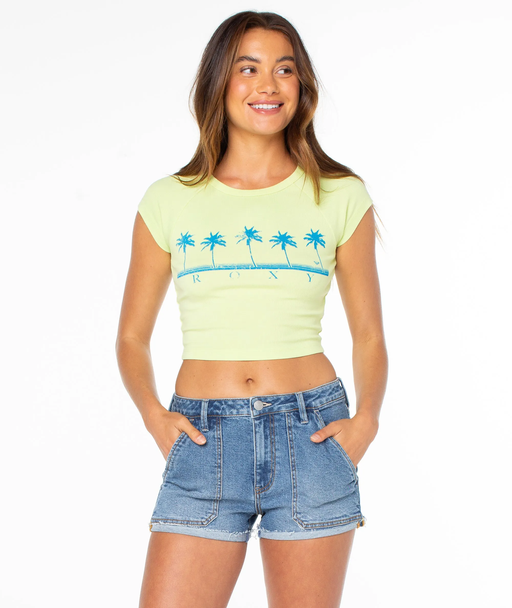 Five Palm Stripe Tee sold by Roxy product image thumbnail 5