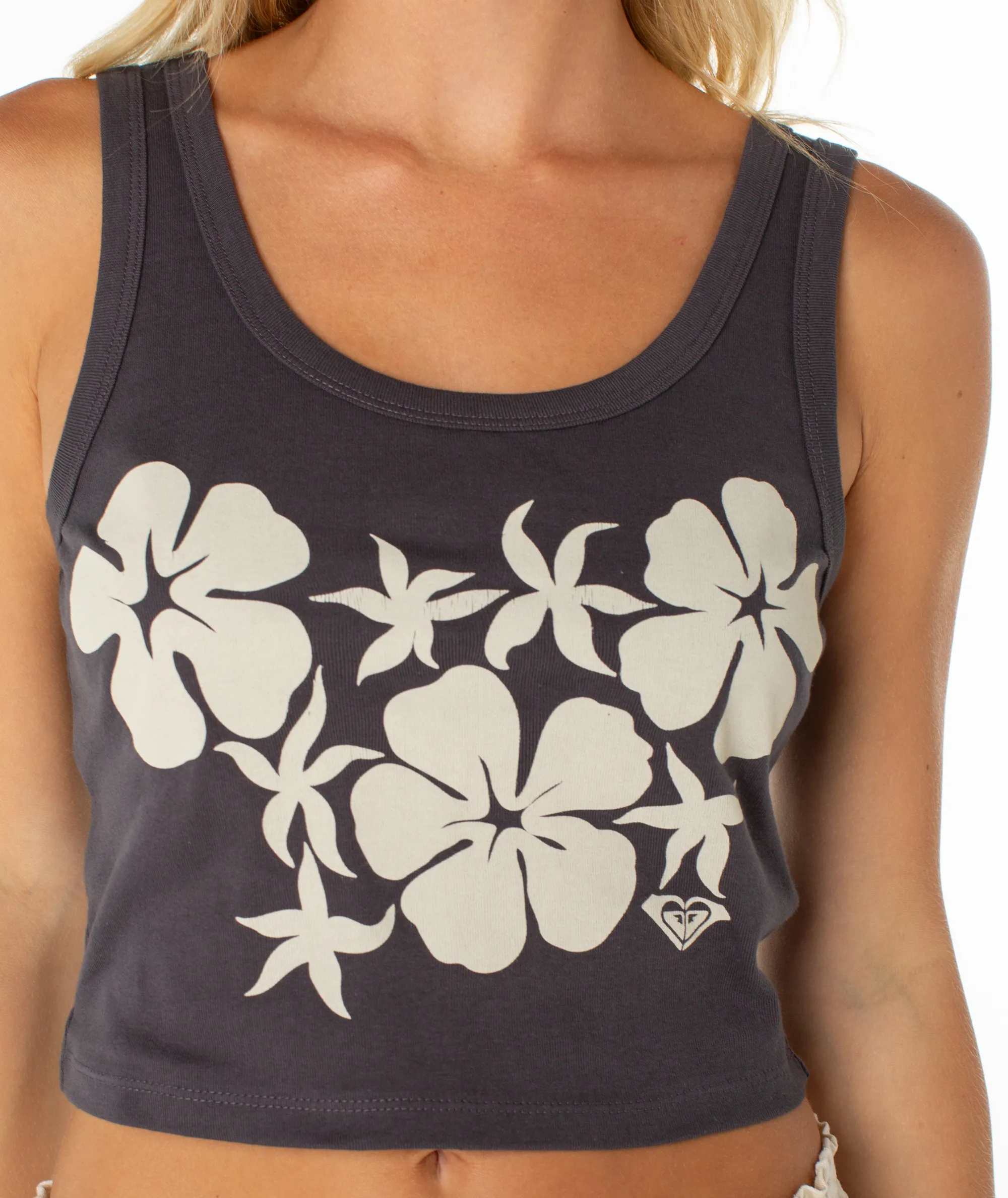 Plumerias & Hibiscus Tee sold by Roxy product image thumbnail 3