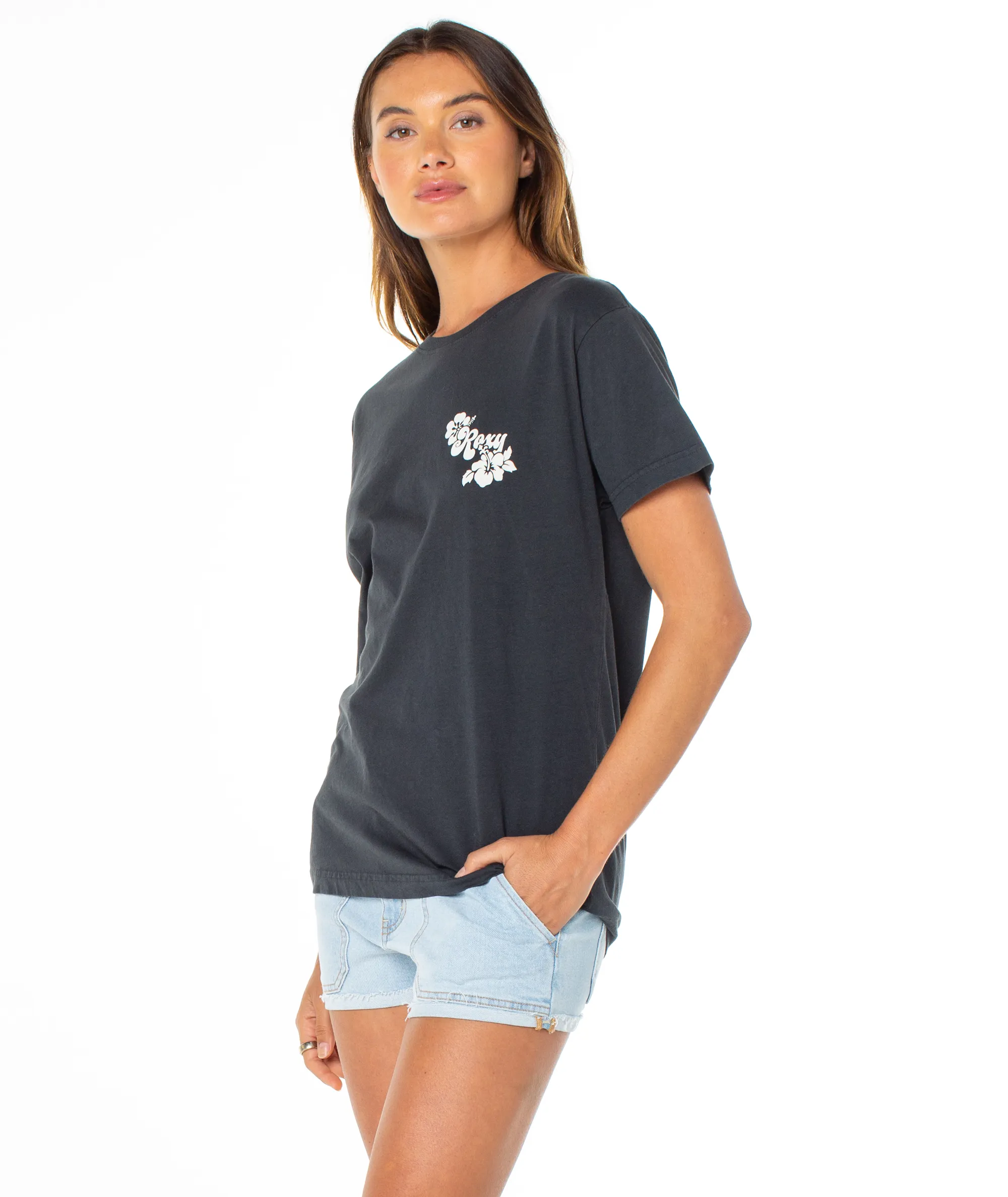 Hibiscus View Tee sold by Roxy product image thumbnail 4