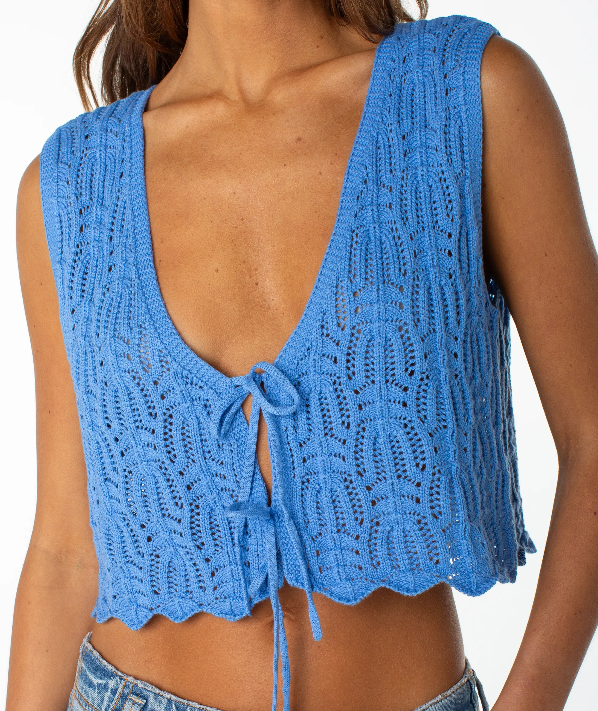 Beach Bound Crochet Vest sold by Roxy product image thumbnail 4