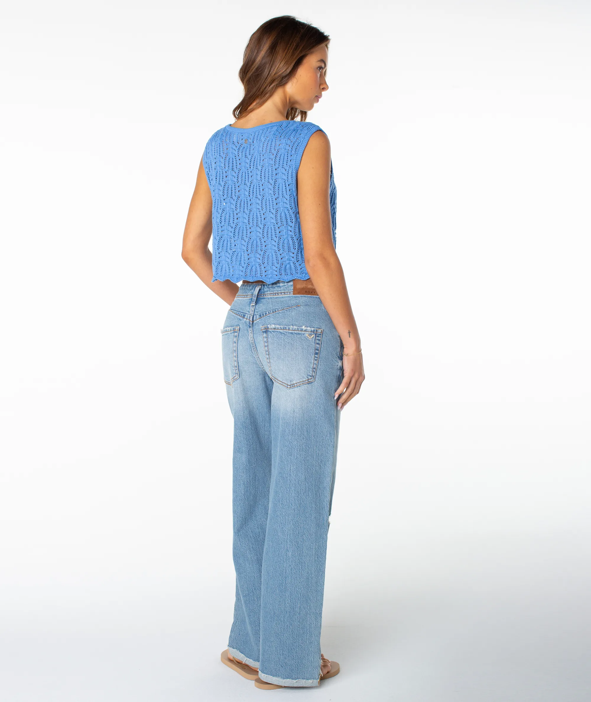 Beach Bound Crochet Vest sold by Roxy product image thumbnail 5