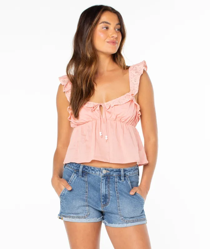 Plumeria Paradise Top sold by Roxy