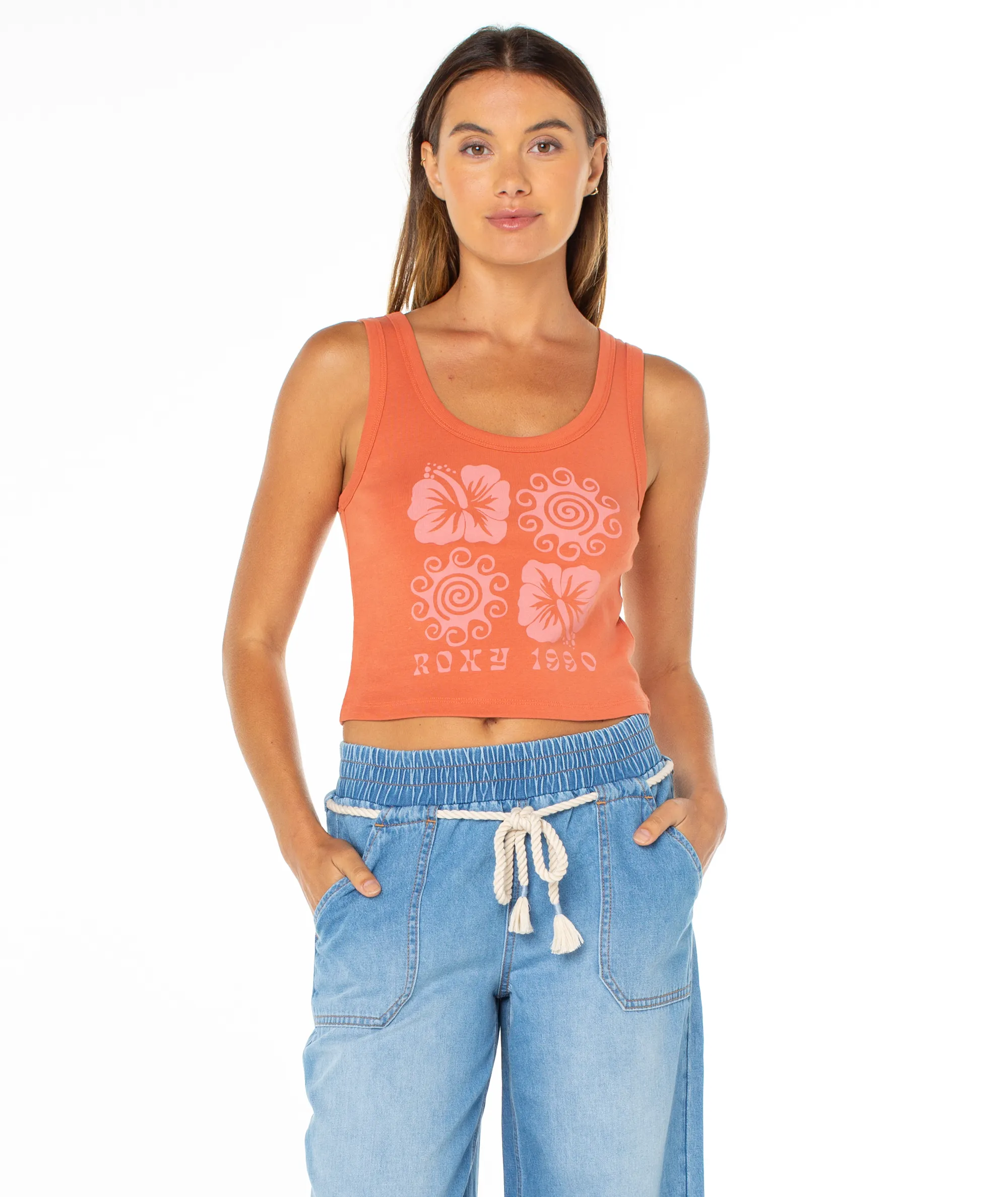 Hibiscus Swirl Top sold by Roxy