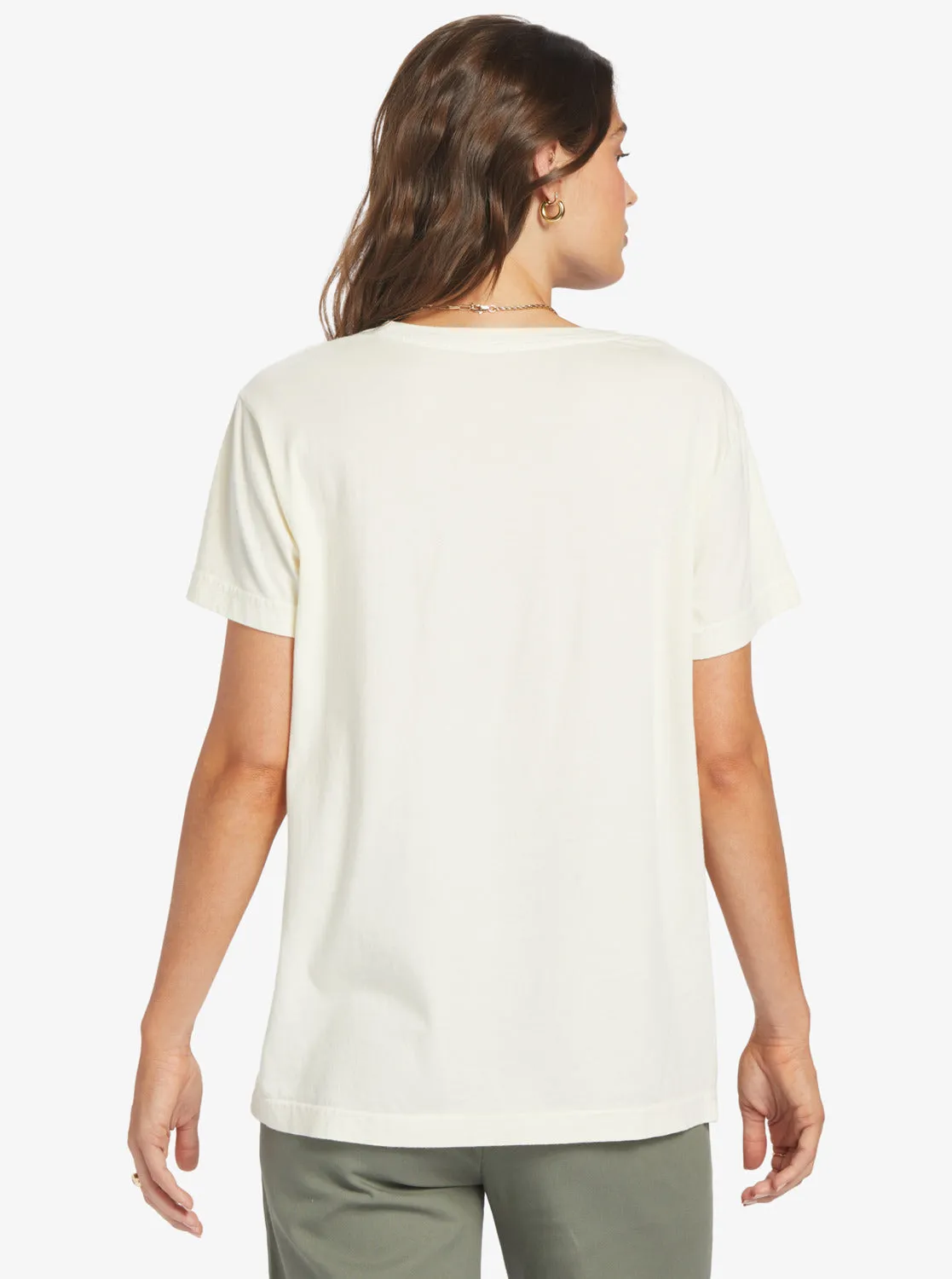 Mele Tiki Boyfriend T-Shirt - Egret sold by Roxy product image thumbnail 5