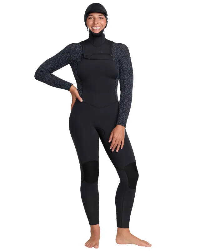 5/4mm Swell Natural Hooded Front Zip Wetsuit sold by Roxy