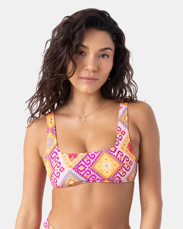 La Palma Bralette Bikini Top made by Roxy