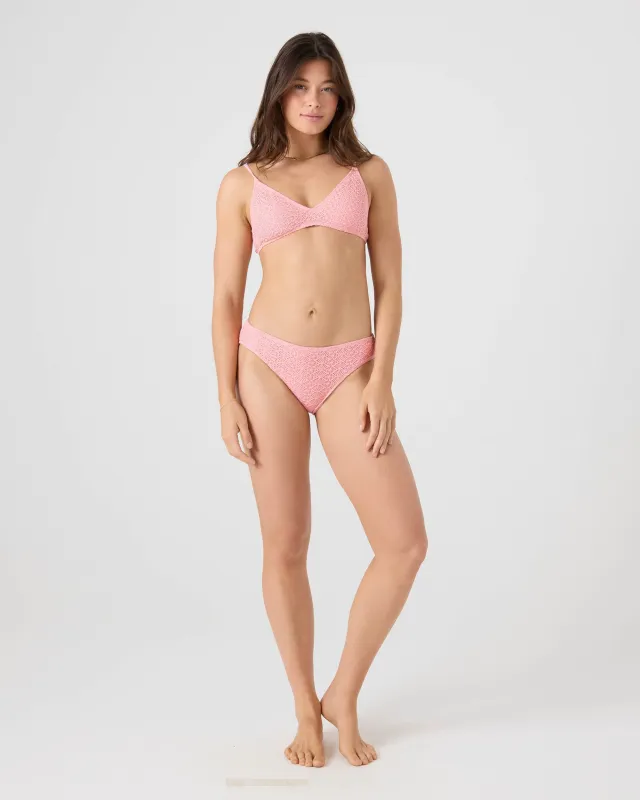 Crochet Hipster Full Bikini Bottom made by Roxy